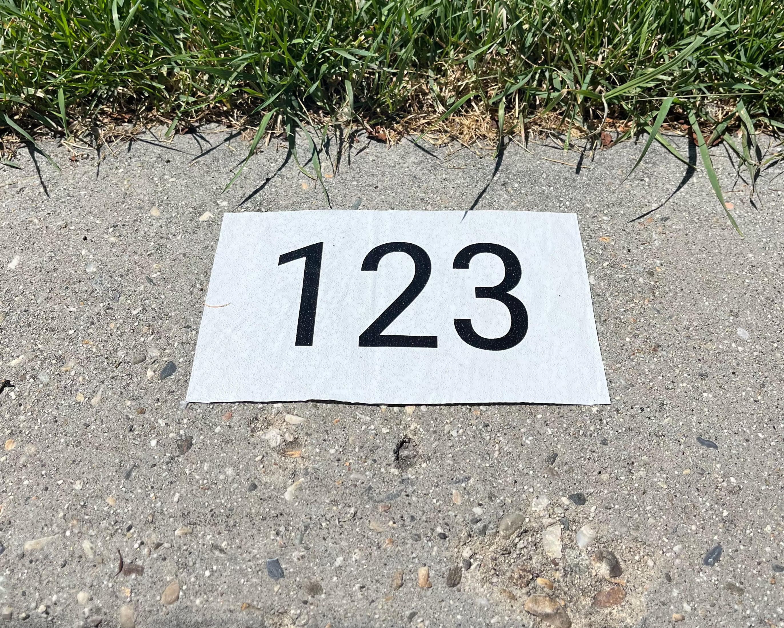 Curb Address Sticker (Basic)